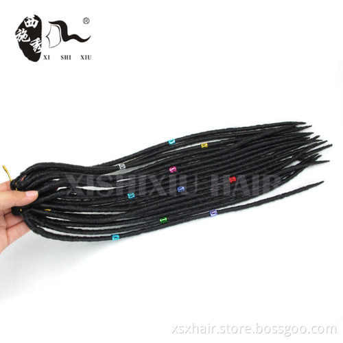 synthetic soft dread crochet braids dreadlocks braids hair faux locs crochet janet collection 2X Havana Mambo twist